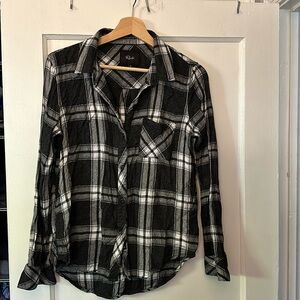 Rails Hunter Flannel Black/White